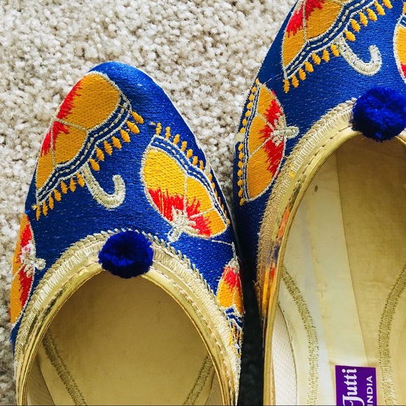 Thanksgiving discount ! Royal Blue Umbrella Jutti - Picture 5 of 8